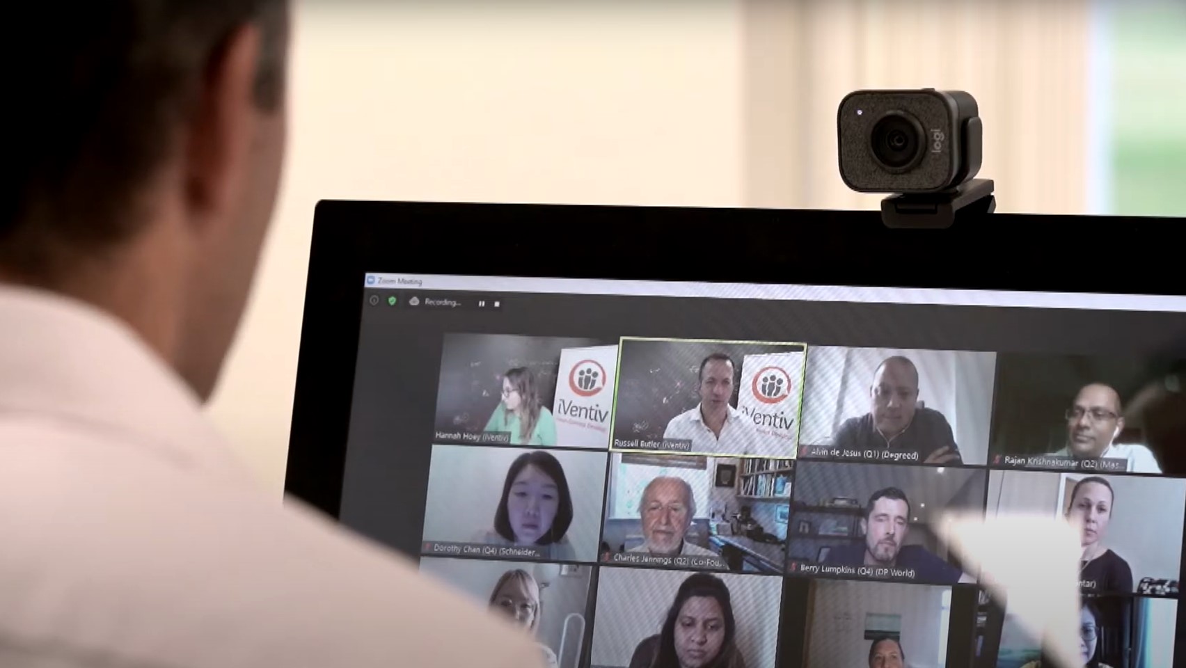 Russell Butler hosts an iVentiv Virtual Knowledge Exchange at iVentiv House